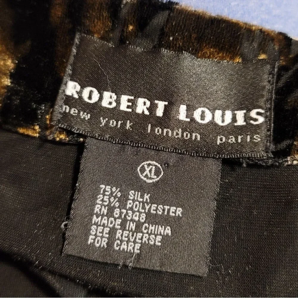 Robert Louis Silk Blend One Button Cardigan Size XL